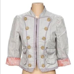 Bica Cheia Majorette-Inspired Tan Cord Jacket
